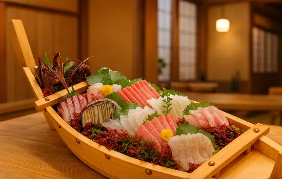 館山の魚屋さんの船盛りイメージ画像